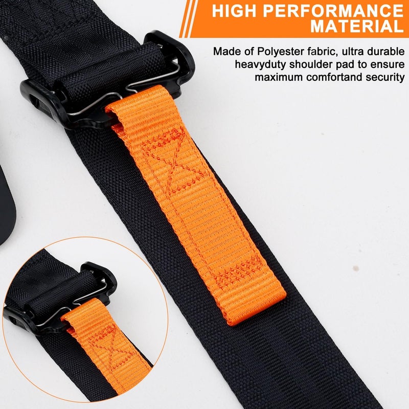 Yakitoko Universal 4 point Safety Harness Set 2 in Fits Go Kart,UTV,ATV,Racing Black - Image 5